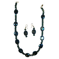 Dazzling Blue Necklace And Earrings That Looks Stunning