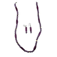 Adorn Your Beauty With Purple toned Necklace And Hangings