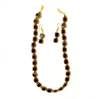 Brown and Golden beads Necklace