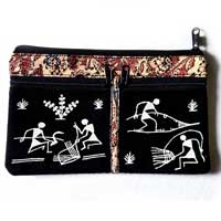 Warli Hand Purse with Pockets