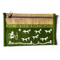 Warli Jute Hand Purse