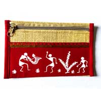 Warli Jute Hand Purse