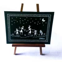 Easel with Warli Card