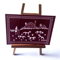 Easel with Warli Card