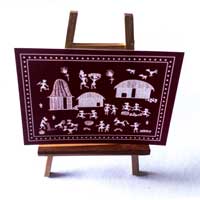 Easel with Warli Card