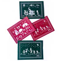 Warli Cards (Set of 4)