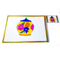 Table Mat Set (4 dish mats + 4 coasters)